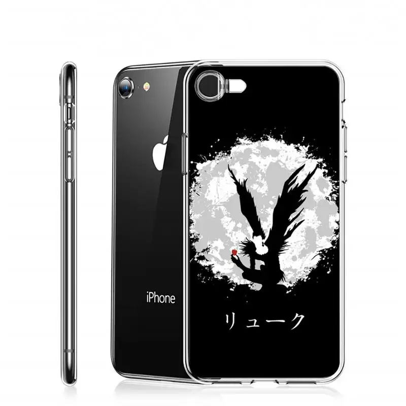 

Anime Manga Death Note Ryuk Phone Case Transparent for iPhone Samsung A S 11 12 6 7 8 9 10 20 Pro X XS Max XR Plus lite
