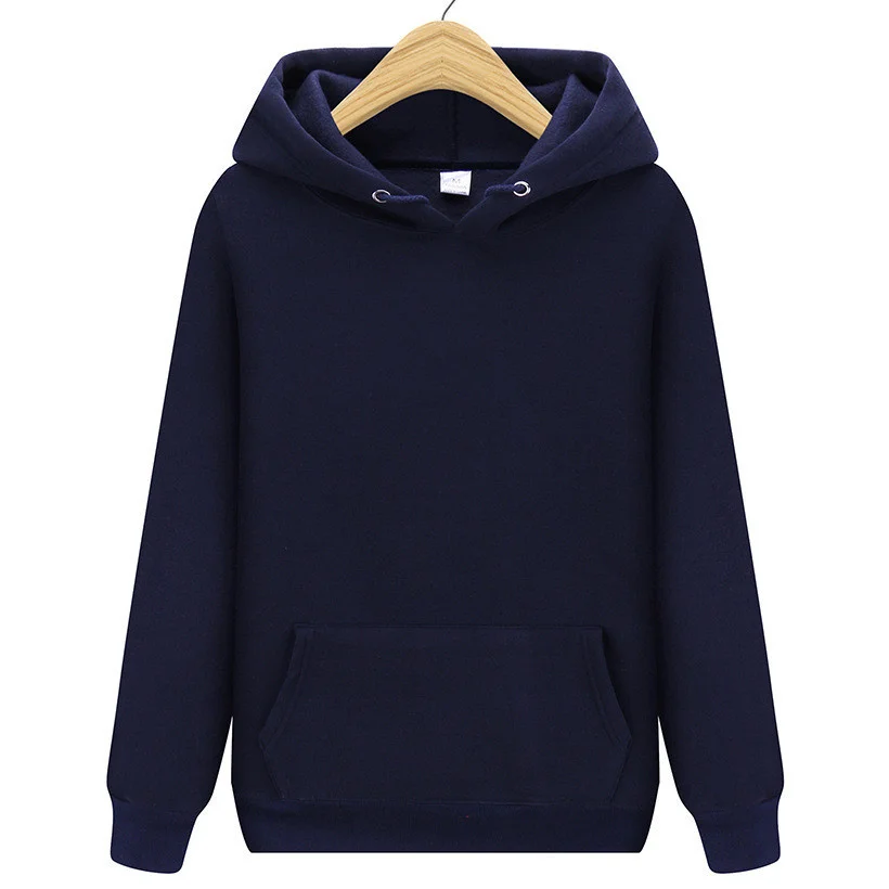 

Men's and women's hooded sweatshirts, men's sportswear in Navy, dark gray and black hip-hop style
