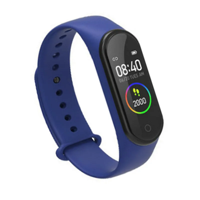 M4 смарт-Браслет фитнес-трекер часы спортивный браслет пульсометр кровяное