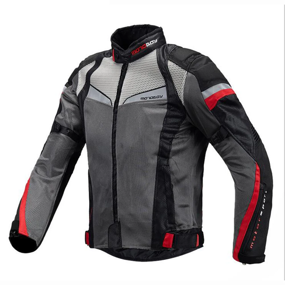 MOTOBOY мотоциклетная куртка летние дышащие костюмы для мотогонок светоотражающий