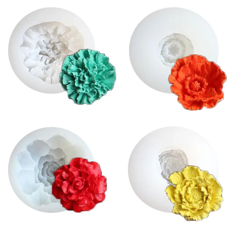 

Valentine's Day Rose Flower Chocolate Silicone Mold Mousse Cake DIY Cake Decoration Handmade Soap Epoxy Mold-2