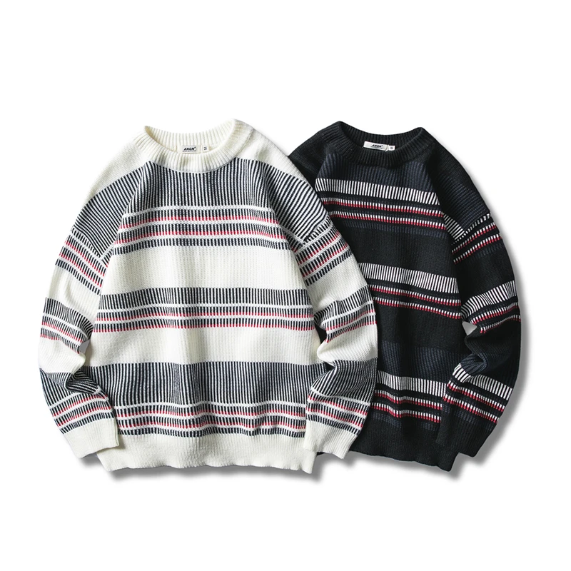 winter clothes fashions long sweater women korean style pullovers fall 2019 streetwear harujuku striated casual clothing | Женская