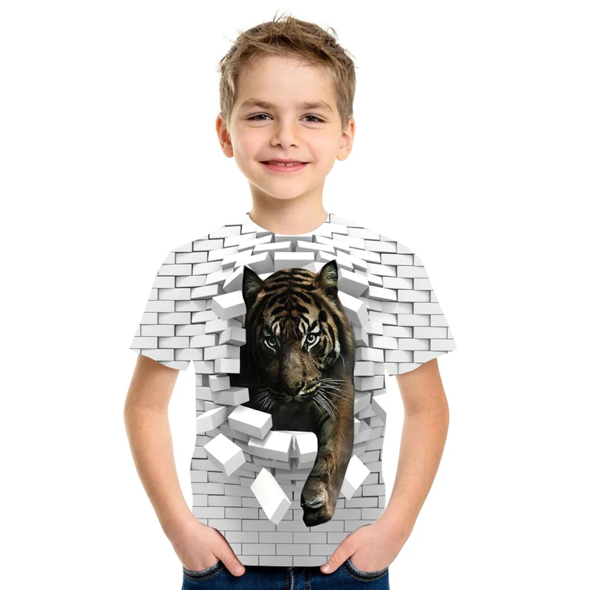 

Summer Clothes For Girls Short Sleeve Boys T Shirt Costume Scooby-Doo Cartoon Animal T-shirt Toddler Baby Kids Clothes