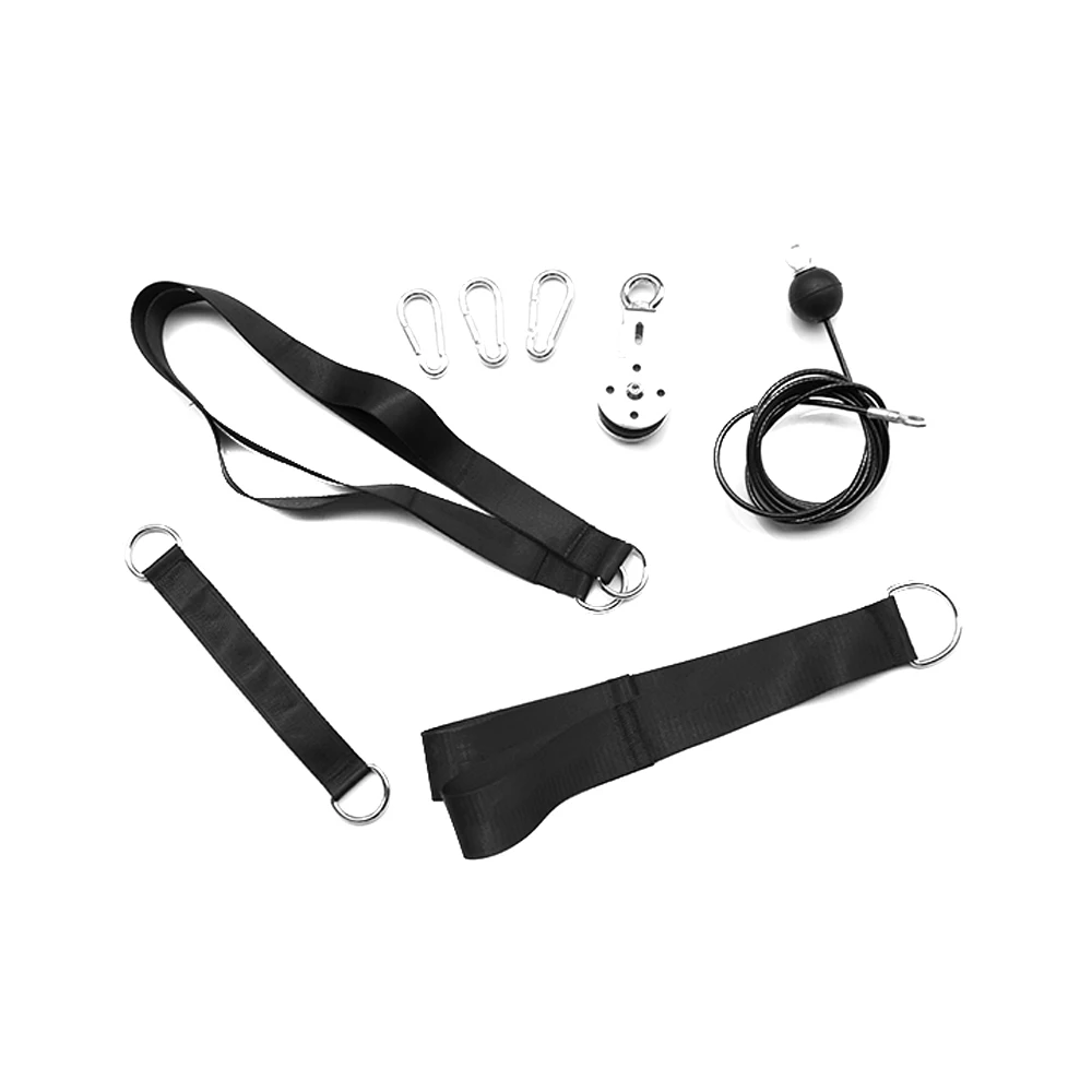 Ролик DIY кабельный станок система крепления рычаг бицепс Трицепс бластер ручной