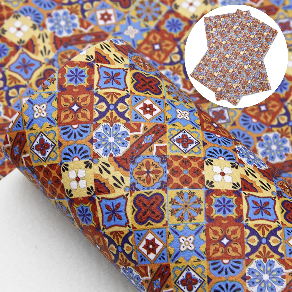 Листы из искусственной кожи Lychee геометрической формы синтетическая кожа для