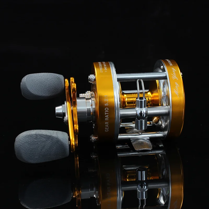 

40# Drum Multi-Color Left and Right Hand All-Metal Double Brake/Lei Qiang Wheel/Boat Fishing Wheel/Luya Fishing Line Wheel