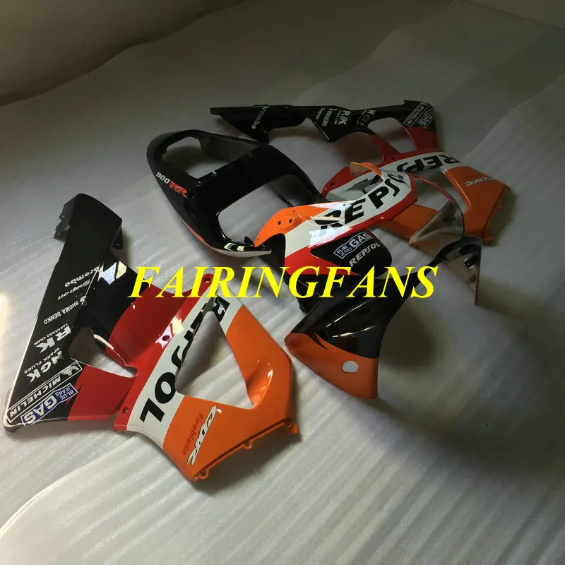 Инжекторный комплект для HONDA CBR900RR 929 00 01 CBR 900 RR 900RR 2000 2001 красный orange Обтекатели на