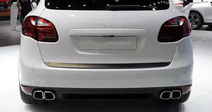 1 пара глушители из нержавеющей стали для Porsche Cayenne V6 V8 2011 2012 2013 2014 S