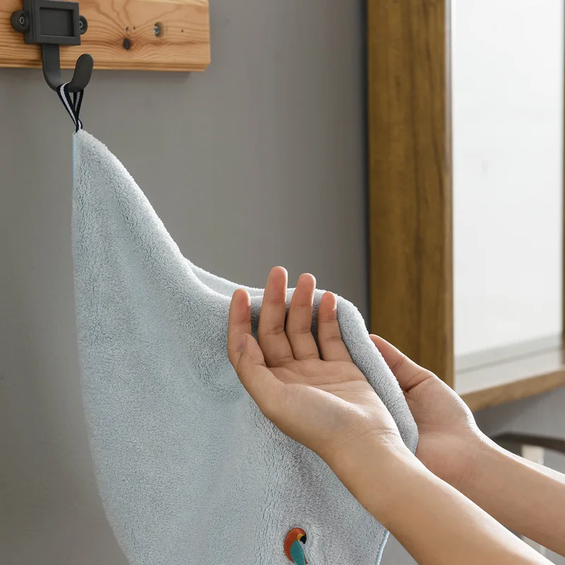 Домашнее креативное подвесное маленькое полотенце с вышивкой милое поглощающее