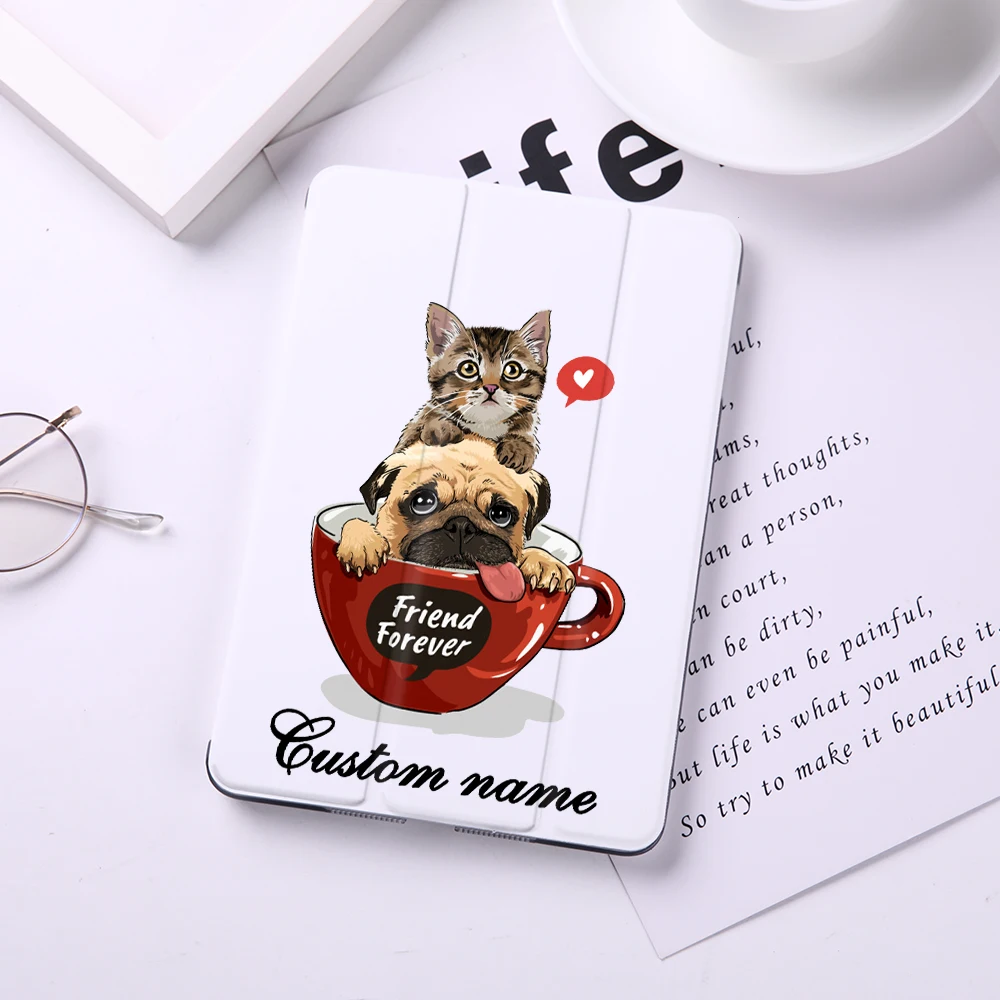 Сделай Сам для iPad Pro 11 чехол милые собаки магнитного ультра тонкого умного чехла