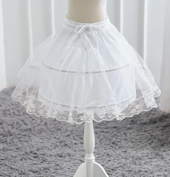 Petticoat Kids Dresses For Girls Flower Embroidery Tutu Kids Clothing Elegent Butterfly-Knot Girls Dress For Child Princess Party Custumes - Цвет: Petticoat
