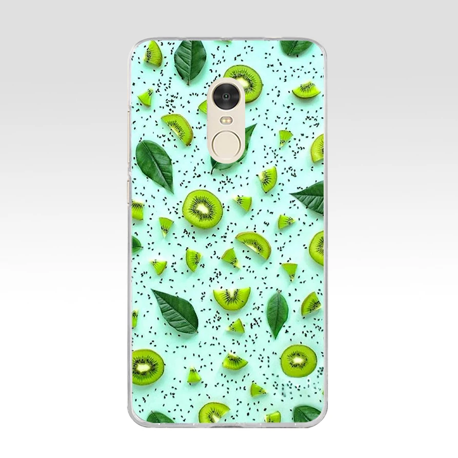 004FG Мягкий силиконовый чехол из ТПУ с изображением Летних Фруктов лимона арбуза