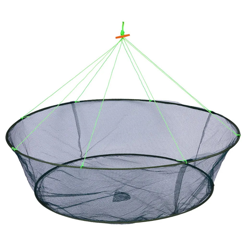 Large Foldable Drop Net Fishing Landing Prawn Bait Crab Shrimp Portable collapsible fishing nets |