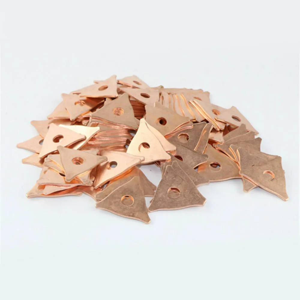 

50pcs set Pulling Ring Washer Copper coated For Car Dent Welder Triangle 50pcs