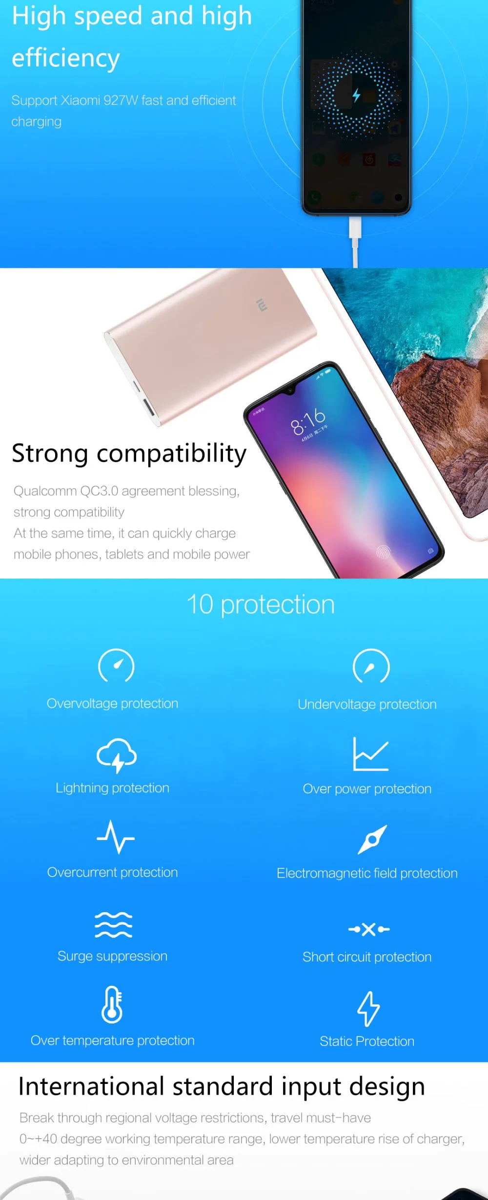27 Вт вилка Оригинальное Беспроводное зарядное устройство Xiaomi 20 Вт Макс 15 в применяется к Xiaomi Mi9 MiX 2S Mix 3 Qi EPP10W для iPhone XS XR XS Max