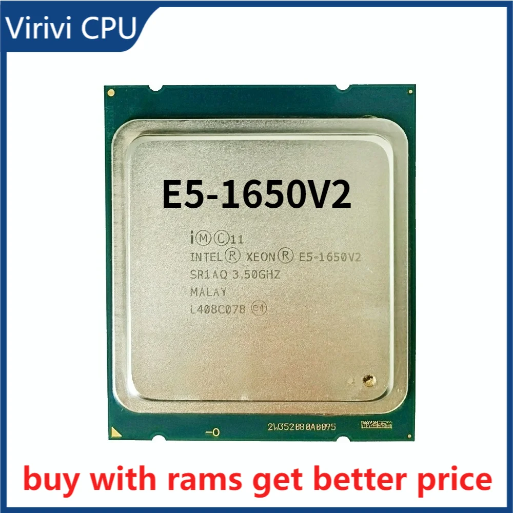 

Процессор Intel Xeon E5 1650 V2 E5-1650 V2 CPU LGA 2011 серверный процессор работающий должным образом десктопный процессор