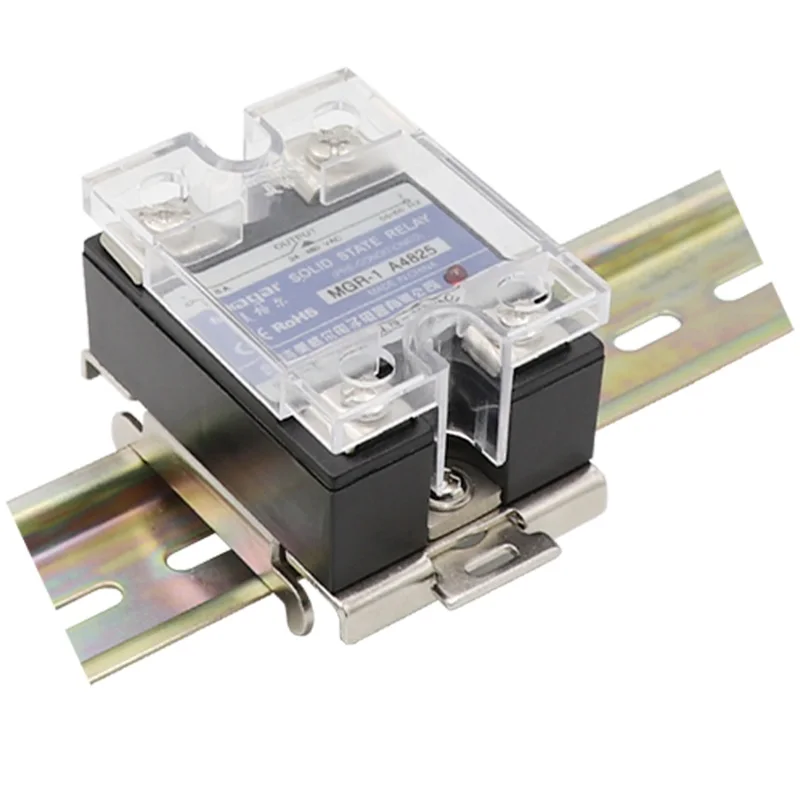 

35 mm DIN rail mounting bracket single-phase solid state relay guide card buckle
