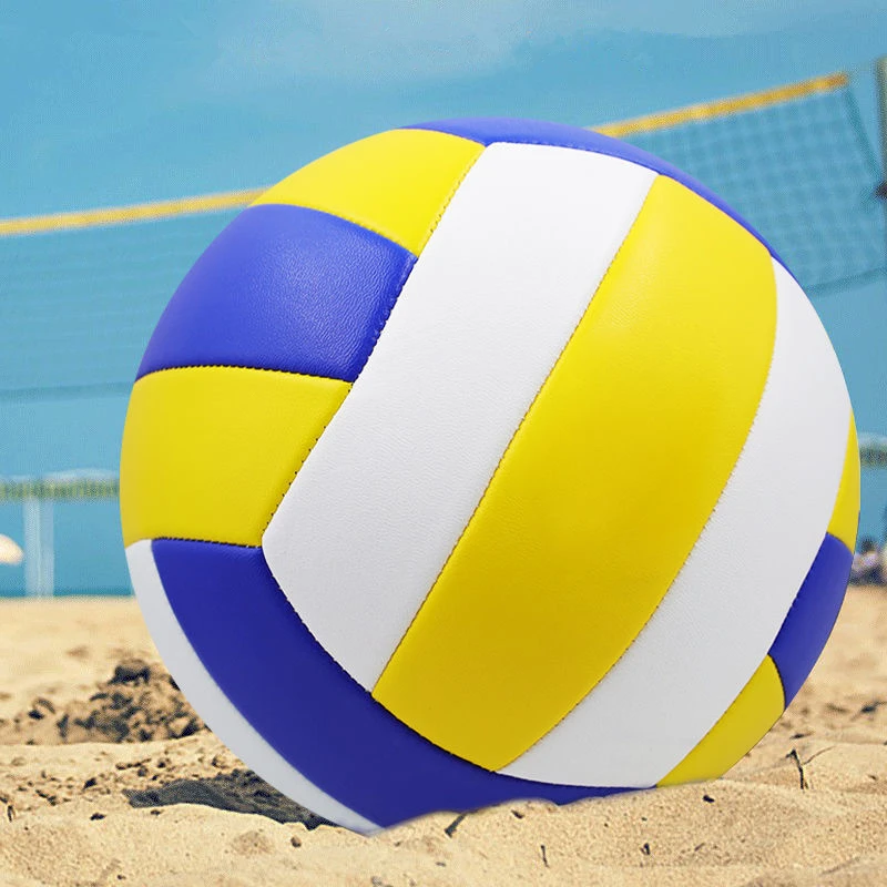 

Новый высококачественный мяч для волейбола для пляжа и улицы, жесткий высокоэластичный мяч для тренировок в помещении, мягкий волейбол № 5