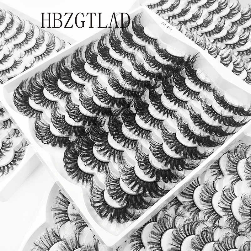 

200Pairs Fluffy 25mm Lashes Mink Eyelash extension Cruelty Free Eyelashes Messy Natural Long Thick False Eyelashes Extension