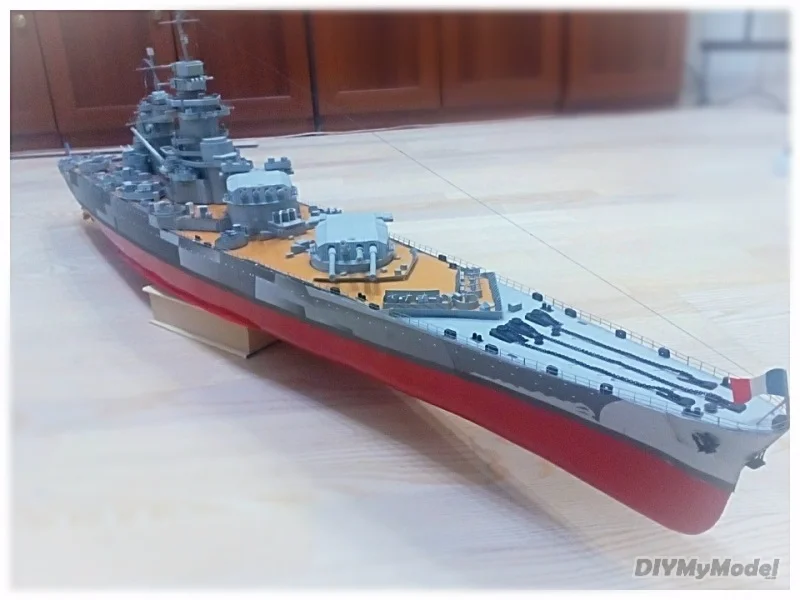 DIYMyModeI-rompecabezas de la Segunda Guerra Mundial francesa, modelo de papel hecho a mano, regalo, utillaje de pel&iacute;cula-0