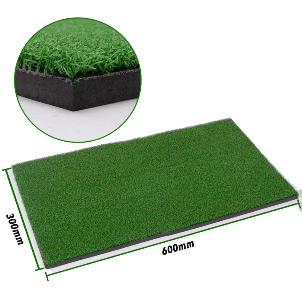 Outdoor and Indoor Hitting Pad Practice Grass Mats Golf Training Mat Grassroots Backyard Aids | Спорт и развлечения