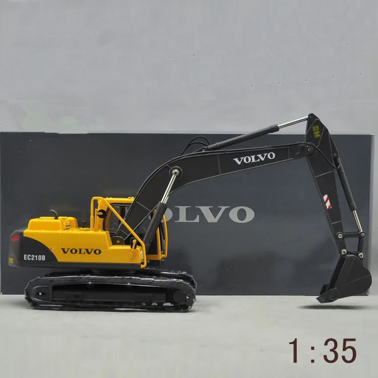 Редкая, Коллекционная модель сплава подарок 1:35 масштаб VOLVO EC210B гидравлический экскаватор инженерное оборудование литье под давлением модель для украшения