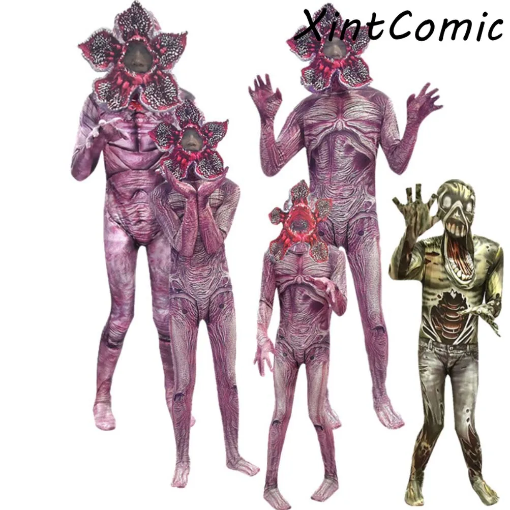 Demogorgon костюм на Хэллоуин для детей странные вещи человек-пожиратель цветок