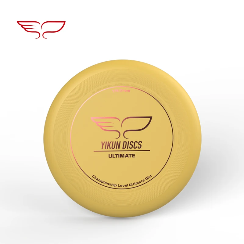 YIKUN диски, одобренный WFDF, 175g, профессиональный FlyingDisc, конечный диск, логотип UltiPro - Цвет: Yellow