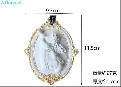 Angle Aromatherapy plaster mould Handmade wax silicone mold material Aroma Gypsum Plaster Silicon Mould For Car Pendant | Дом и сад