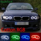 HochiTech 5050 SMD хлопок Multi-Цвет RGB комплект светодиодов глаза ангела с Дистанционный пульт для BMW E46 Кабриолет подтяжка лица с ксеноновая лампа
