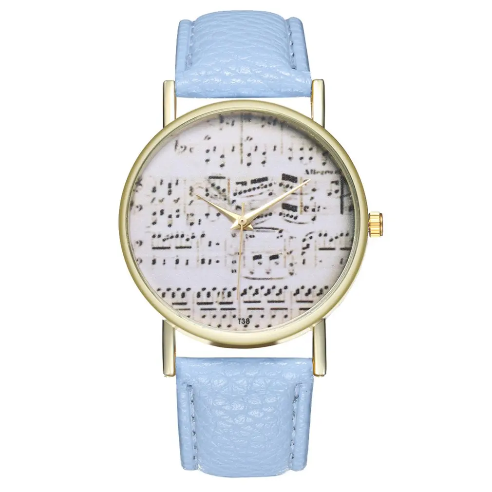 Женские кварцевые часы с кожаным ремешком T38 модные повседневные аксессуары