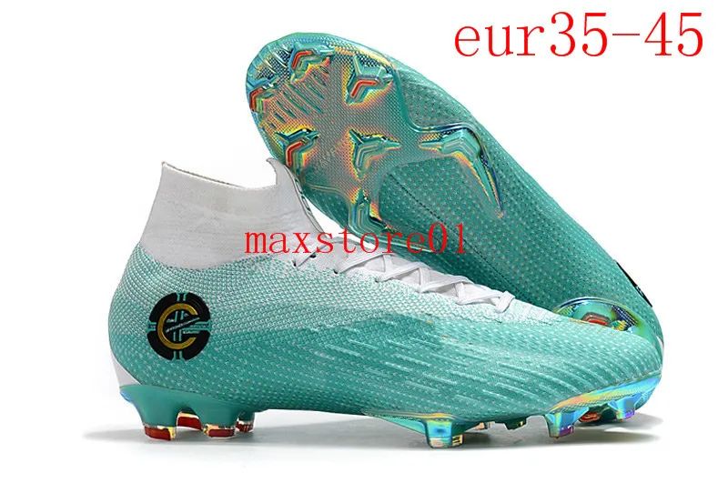 Супер VI футбольные бутсы 360 Элитные FG KJ 6 XII 12 CR7 SE Ronaldo Neymar мужские и женские футбольные бутсы Outdor