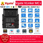 Vgate VLinker MC + ELM327 V2.2 с BT OBD2 сканер для AndroidIOSWindows ELM 327 wifi инструмент для диагностического сканирования автомобиля PK OBDLINK MC