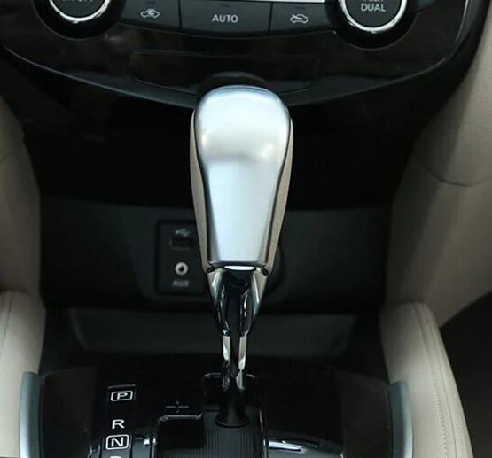 Для Nissan Qashqai j11 2014 2015 2016 на хром чехол для рычага переключения передач отделка