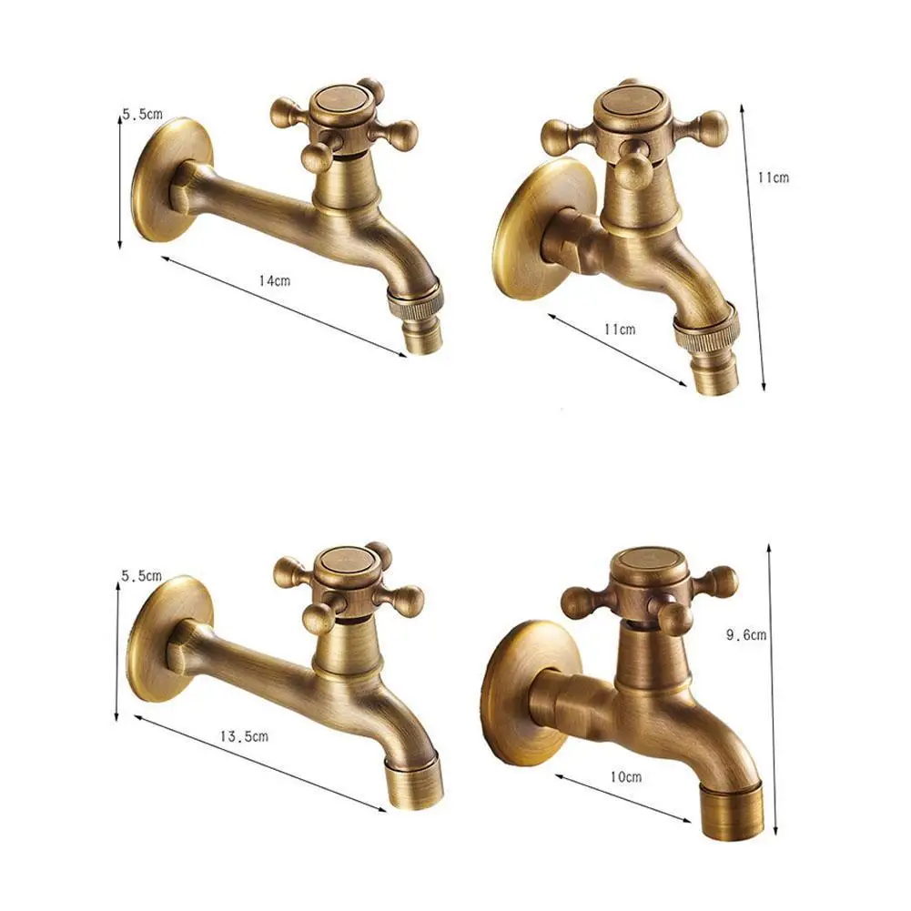 

Decorative Outdoor Faucet Garden Bibcock Tap Natural Faucet Emerald Machine Mop Bathroom tool Washing L0U4