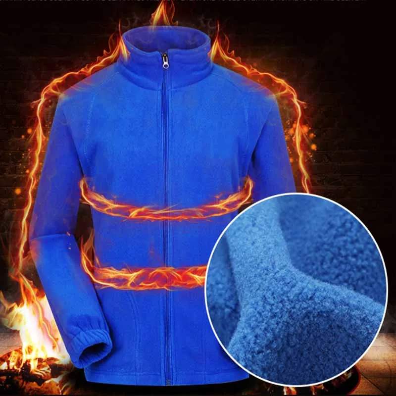 

NUONEKO Outdoor Hiking Jackets Men Women Winter Sport Polar Fleece Warm Coats Climbing Trekking Skiing Mountain Jackets JM16