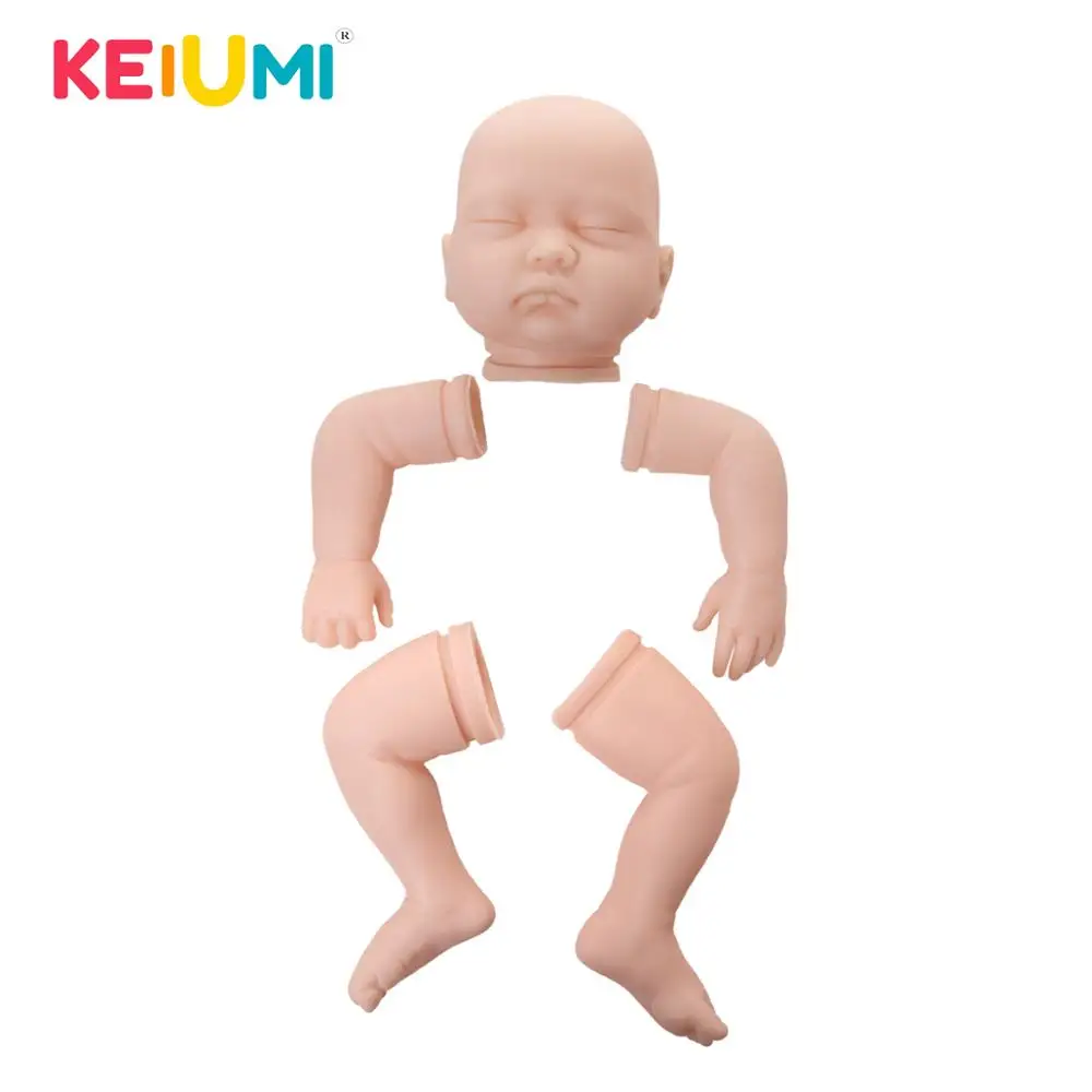 

22''Dolls Accessories Reborn Baby Polyester Fabric Newborn Doll Kits Cloth Body Arms Legs Not Finished Baby Doll
