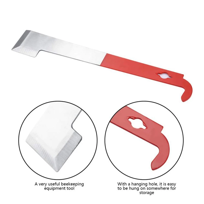 2 Pack Stainless Steel Bee Hive Scraper Tool Frame Lifter and for Beekeepers Supplies Beekeeping Equipment T | Дом и сад