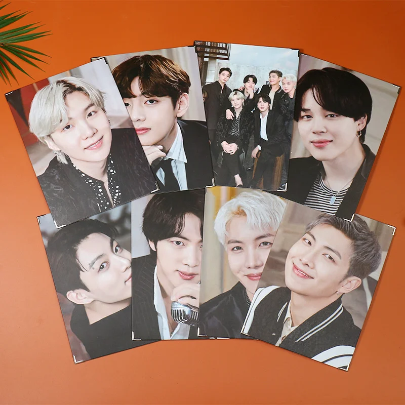 

KPOP Bangtan Boys ptd on stage concert tour Same photo frame High quality photo Cosplay gift JIMIN V SUGA JK JIN Fan collection