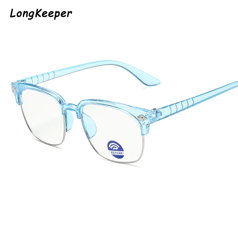 Синий светильник блокирующие детские очки оптическая оправа квадратные