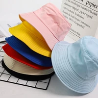 summer foldable bucket hat unisex women outdoor sunscreen cotton fishing hunting cap men basin chapeau sun prevent hats