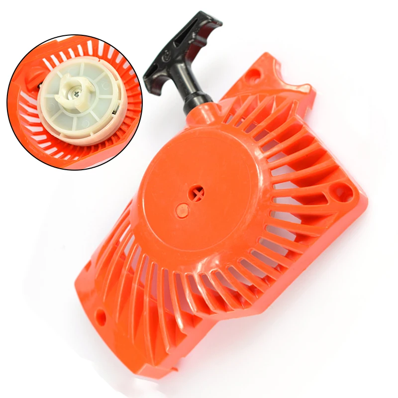 

Pull start Recoil Starter Orange For 38CC Chainsaw Replacement Part Tool