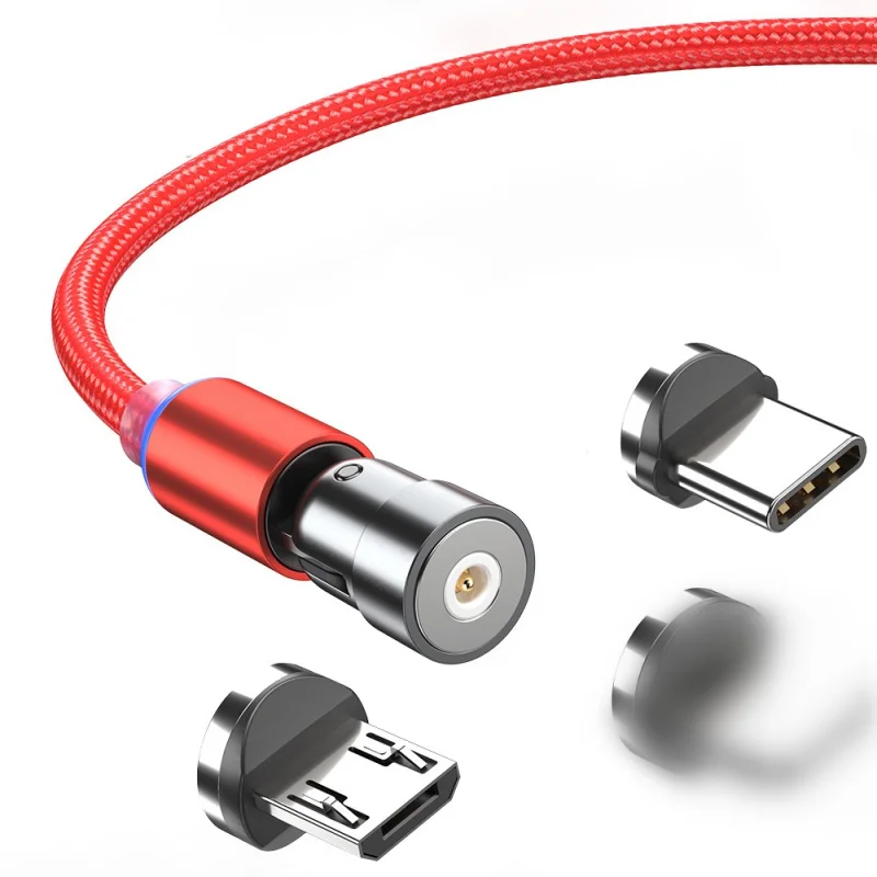 2 м Магнитный кабель 3A Micro USB Type C зарядное устройство для телефонов Android Быстрая