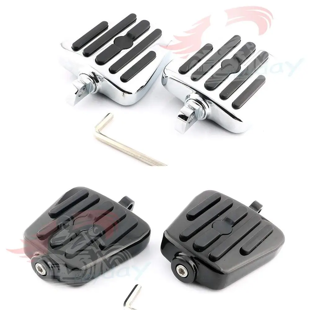 

Motorcycle Left&Right Sides Foot Peg Pedal For Harley FXST DYNA FXWG FXR, XL For Honda GL1500 For Yamaha V Star 1100