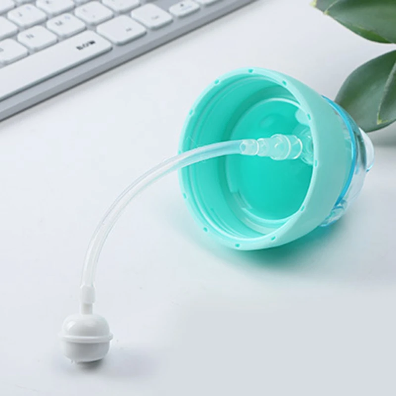 Детская чашка мультфильм школьная бутылка для питьевой воды соломка из