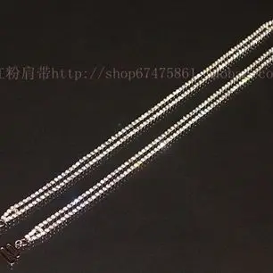 Хрустальные металлические бретельки для бюстгальтера невидимые Наплечные цепи