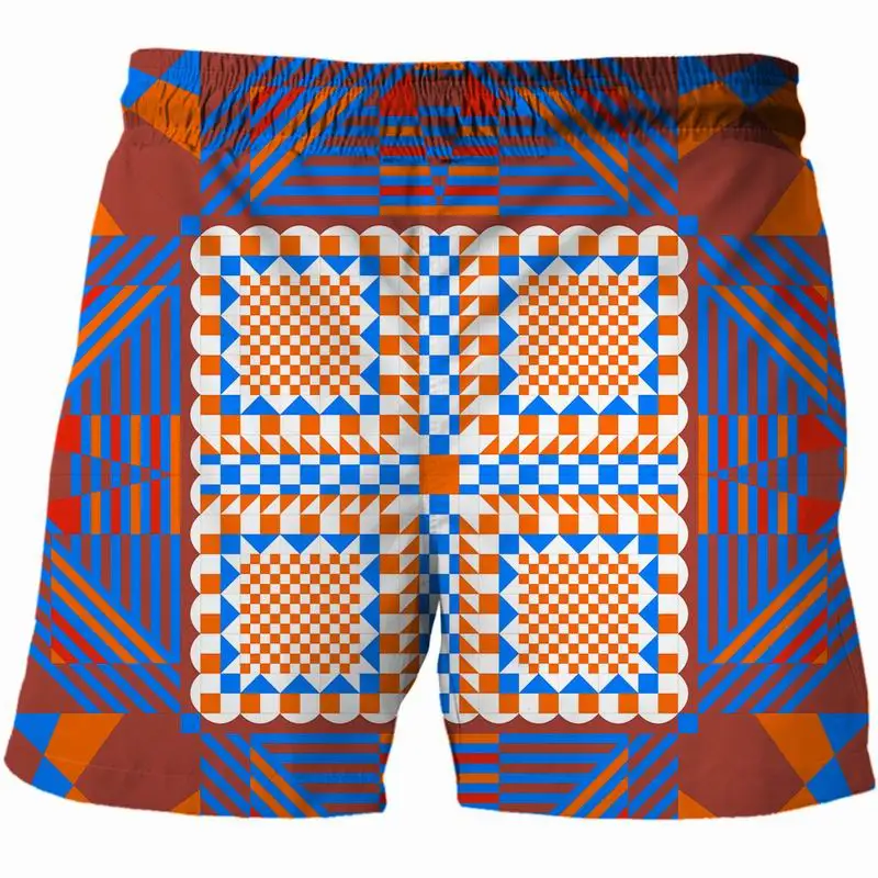

2021 summer swimming trunks 3D printing casual beach pants fitness street men's comfortable shorts fashion hip-hop Men clothing