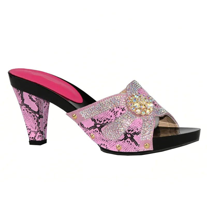 Сандалии женские с открытым носком босоножки для свадьбы вечеринки украшенные