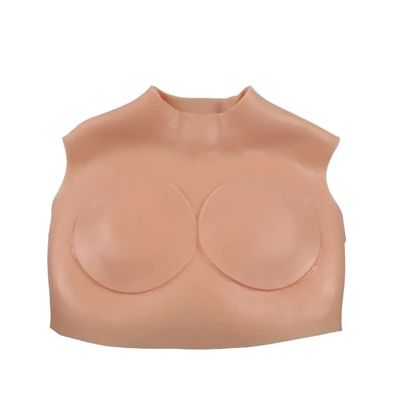 C,D,F Cup Silicone Breast Forms Fake Boobs Crossdresser Breasts Mastectomy Bras for Women Front Closure Bra