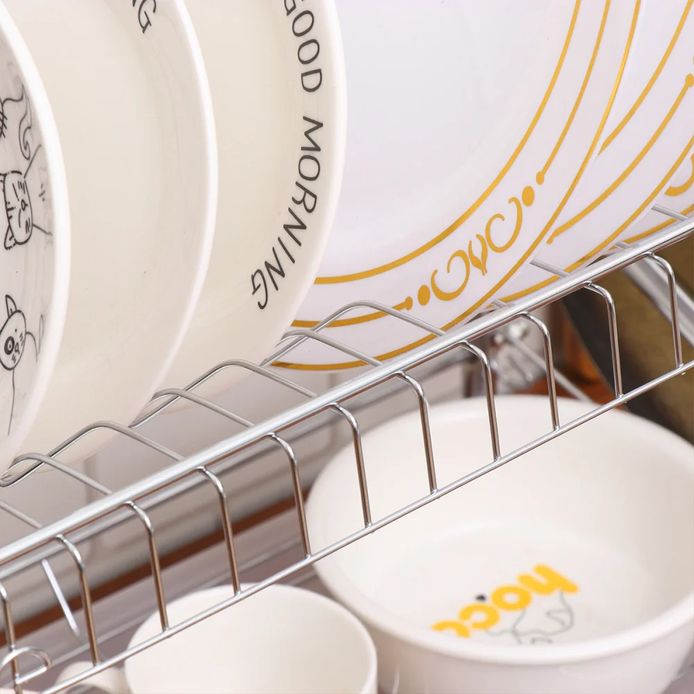 1 комплект сушилка для посуды 2 уровневый органайзер железное блюдо палочки еды